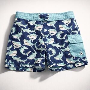 MickMack Shark Print Swim Shorts